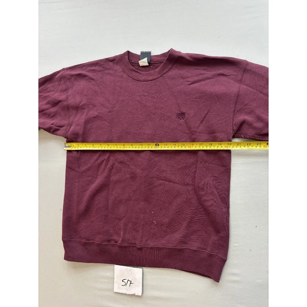 Vintage 90s USA Olympic JCPenney Burgundy Crewneck Sweatshirt Mens XL Made USA
